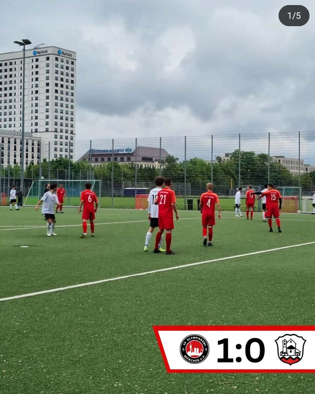 Spiel gegen SV Olympiadorf München